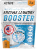 Enzyme Laundry Booster Odor Remover - 2 lbs Unscented Enzymatic Clothes Stain Cleaner Powd - Image 1