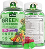 Super Greens Multivitamin Gummies, w/Spirulina, Chlorella, Multivitamins