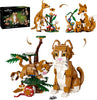 Creator 3 in 1 Animal Building Set, 1038 PCS Cat Fox Kangaroo