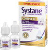 Systane Complete Lubricant Dry Eye Relief Drops, 0.34 Fl Oz, Twin Pack
