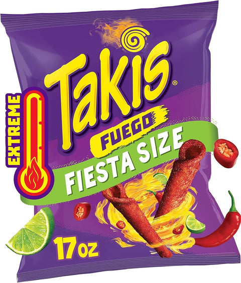Takis Fuego Rolled Tortilla Chips, 17oz Bag - Personal Care