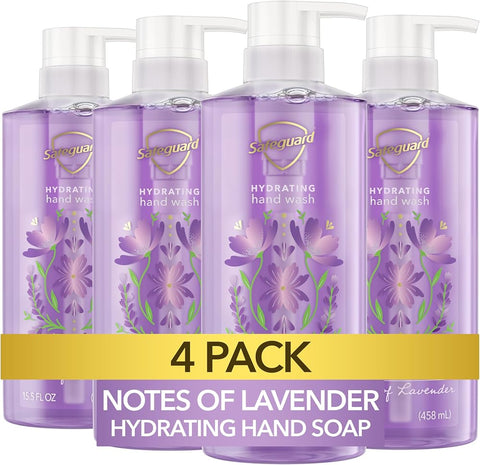 Deep Cleansing Hand Soap, (6 x 64 oz) Bulk Refill - Sweet Lavender Scent - Gentle, Moisturizing Liquid Hand Soap for Kitchen and Bathroom - Personal Care