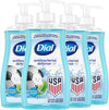 Dial Antibacterial Defense Liquid Hand Soap + Aloe, Spring Water Scent, 11 Fl Oz (Pack of 4), Dermatologist-Tested Hand Wash, Gentle Formula
