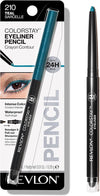 Revlon ColorStay Pencil Waterproof Eyeliner, Smudge-Proof, Eye Makeup with Built-In Sharpener, Packaging May Vary, 210 Teal, 0.01 oz