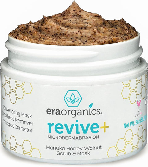 Manuka Honey Exfoliating Facial Scrub - Microdermabrasion Face Exfoliant - Personal Care