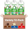 Orgain Organic Grass Fed Dairy 16g Protein Shake, Variety Pack, 11oz, 12pk