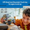 LEGO City Off-Road 4x4 Mountain Truck Toy - Building Toy Set for Kids, Boys and Girls, Age - Image 3