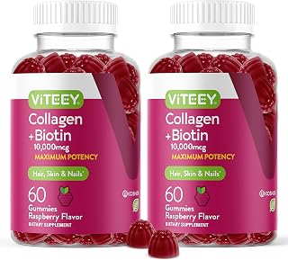 Viteey Collagen Gummies with Biotin Gummies