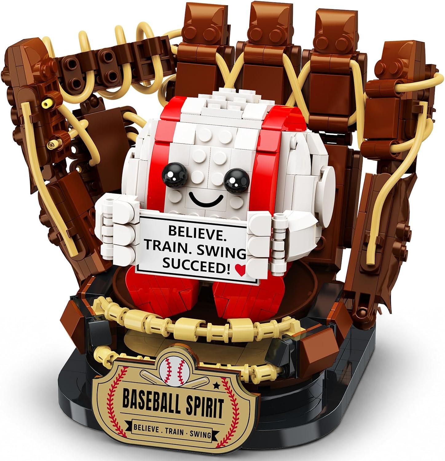 INSOON 3D Baseball Glove Building Set for Adults Teens Boys Girls Ages 8+