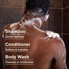 Every Man Jack Mens 3-in-1 All Over Wash for All Skin and Hair Types - Body Wash, Shampoo  - Image 5