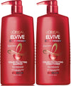 L'Oreal Paris Elvive Color Vibrancy Protecting Shampoo and Conditioner Set for Color Treated Hair, 28 Fl Oz (Set of 2) - Personal Care