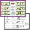 Tot Talk Money Made Easy Educational Placemat | Coins, Bills & Math Skills