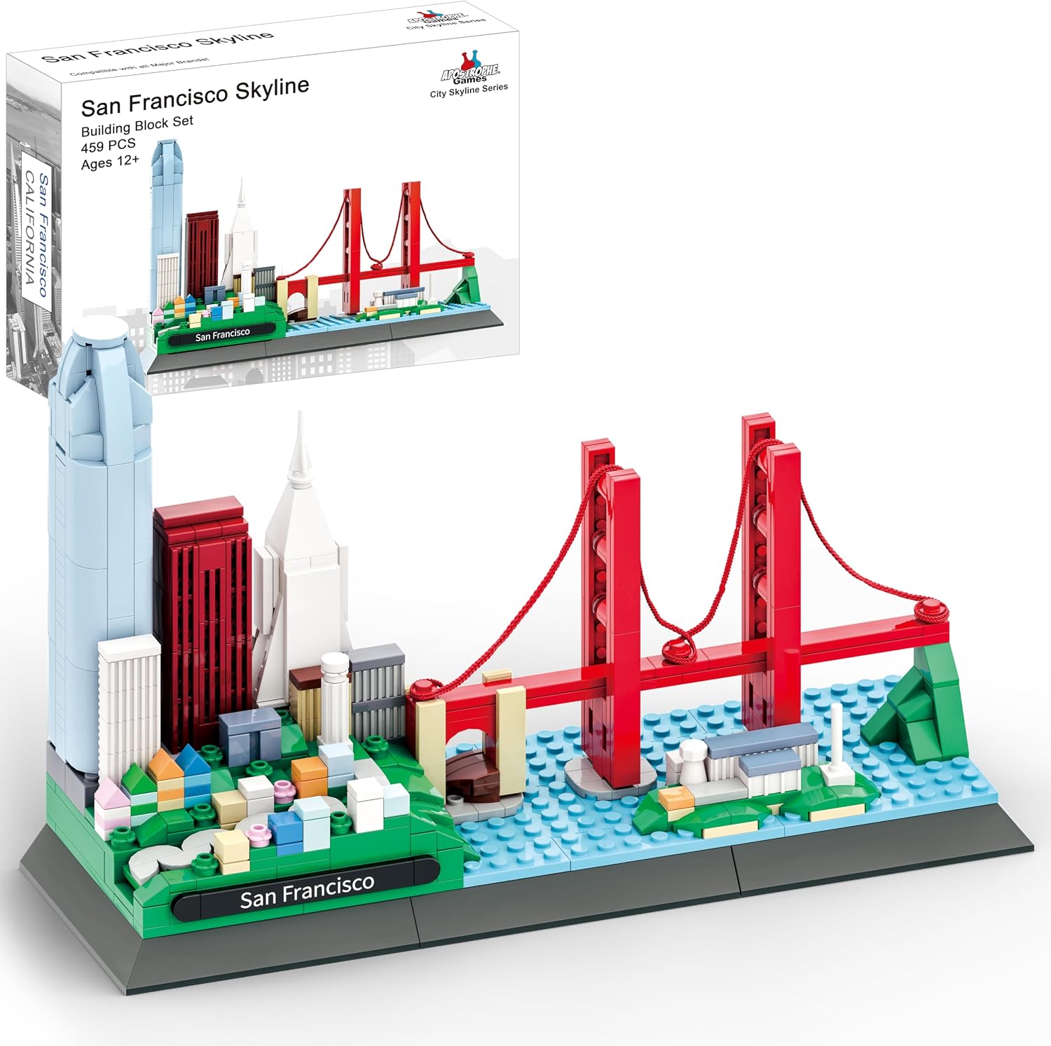 Apostrophe Games San Francisco Skyline Building Block Set - 459 Pieces