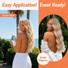 Sunny Hair Clip in Hair Extensions Real Human Hair Blonde Balayage 12 Inch - Image 2