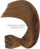 WENNALIFE Clip in Hair Extensions Real Human Hair, 18 Inch 120g 7pcs Human Hair Extensions - Image 5