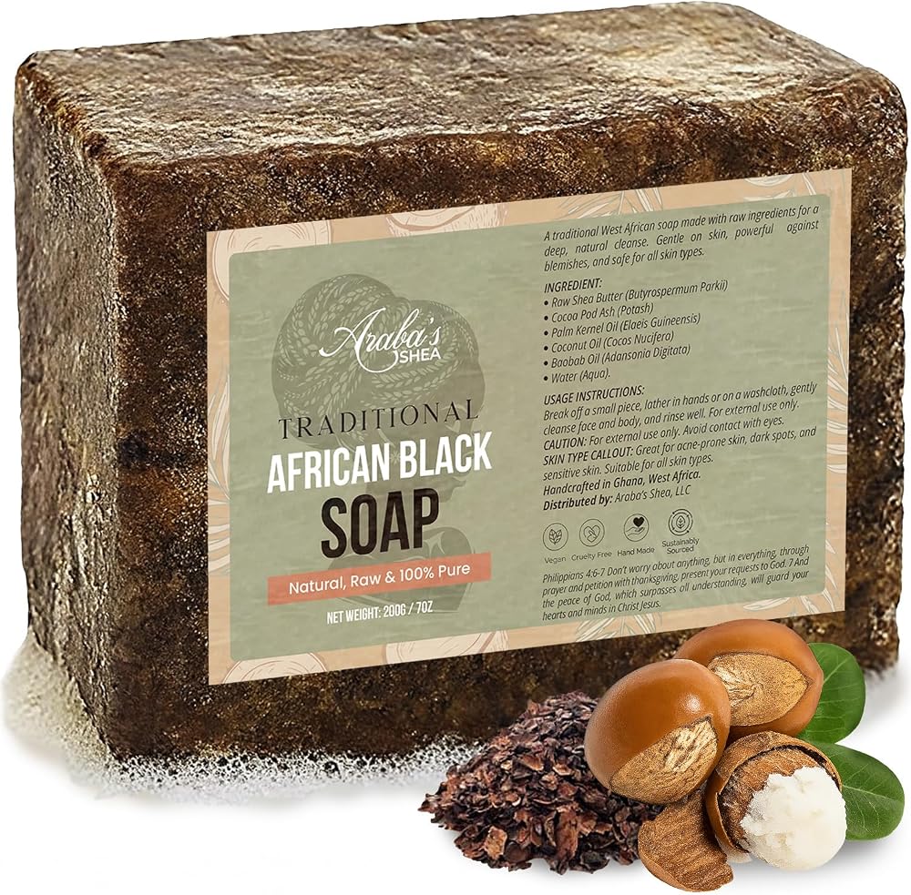 African Black Soap, 7oz - Personal Care