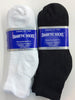 6 Pairs of men's Black and White Diabetic Crew Socks 13-15 Size Made in USA - Personal Car - Image 1