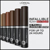 L'Oreal Paris Infallible Volumizing 24H Wear Brow Mascara, Long Lasting Eyebrow Makeup for - Image 4