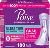 Poise Ultra Thin Incontinence Pads for Women, 5 Drop, Long, 180 ct - Image 2