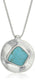 The Sak womens Semi-Precious Irregular Stone Turquoise Pendant Necklace