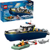 LEGO City Police Boat Chase Building Toy for Kids - Pretend Play Set for Boys & Girls, Age - Image 2