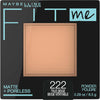 Maybelline Fit Me Matte + Poreless Pressed Face Powder Makeup & Setting Powder, True Beige, 1 Count