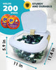 Skywin TidyFriend Laundry Pods Container with Push Up Lid, 11.4" x 11" x 5.9", Airtight St - Image 2