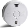 Kidde Smoke and Carbon Monoxide Detector Alarm with Voice Warning | Hardwired w/10 Year Lithium Battery Backup | Interconnectable | Model # i12010SCO, White