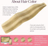 GOO GOO Tape in Hair Extensions Human Hair 10" 40pcs #5 Light Ash Brown - Image 4