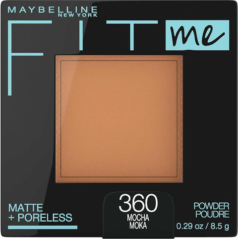 Maybelline New York Fit Me Matte Plus Pore Less Powder, Mocha, 0.29 Ounce