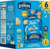 Lundberg Organic Rice Cake Minis Sea Salt - Organic Whole Grain Brown Rice, Gluten Free, 6 x 1oz