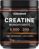 NatureBell Micronized Creatine Monohydrate Powder, 200 Servings (1kg/2.2lb)