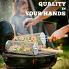 Rolling Grill Basket, Grilling Accessories, Outdoor Camping, Gifts for Men - Image 3