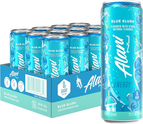 Alani Nu Blue Slush Sugar Free Energy Drink (Pack of 12)
