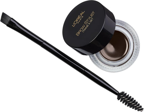 L'Oreal Paris Brow Stylist Frame and Set, Warm Brunette, 0.08 oz. - Personal Care