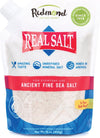 Redmond Real Salt - Ancient Fine Sea Salt, Unrefined, 16 Oz Pouch (2 Pack)