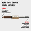 Revlon Eyebrow Gel & Pencil, ColorStay Brow Fantasy 2-in-1 Eye Makeup, Longwearing with Pr - Image 3