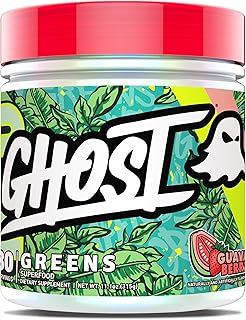 GHOST Greens Powder, Guava Berry, 30 Servings, Gluten-Free
