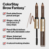 Revlon Eyebrow Gel & Pencil, ColorStay Brow Fantasy 2-in-1 Eye Makeup, Longwearing with Pr - Image 2