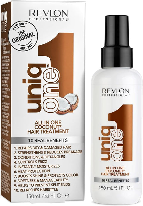 REVLON PROFESSIONAL UniqOne 10-in-1 Hair Treatment, Coconut, 5.1 Fl Oz