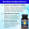 RediMind Natural Cognitive Support and Brain Supplement, Vegan, Gluten-Free - Image 4
