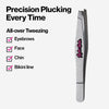 Revlon x Barbie Slant Tip Tweezer, Stainless Steel Hair Removal Makeup Tool (Packaging May - Image 4