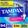 Tampax Pearl Tampons for Women Multipack, with LeakGuard Braid, Light/Regular/Super Absorb - Image 2