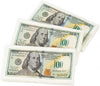 Fake Money $100 Dollar Bill Napkins, 3 Packs, 45 Sheets Total for Parties