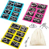 Metal Wire Puzzle Set of 24 with Pouch