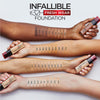 L'Oreal Paris Makeup Infallible Up to 32 Hour Fresh Wear Lightweight Foundation, 545 Ebony - Image 4