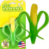 Baby Banana® Corn Cob Toothbrush Teether, Infant to Toddler, Butter-Soft Silicone, USA, No - Image 2