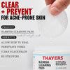 THAYERS Blemish Clearing Acne Pads, Salicylic Acid Acne Treatment, 60 Ct - Image 4