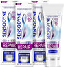 Sensodyne Clinical Repair Whiten & Shine Toothpaste, 3.4 oz (3 Pack) - Image 1
