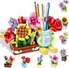 Botanical Flower Building Set 8-in-1 Pen & Phone Stand Organizer for Women